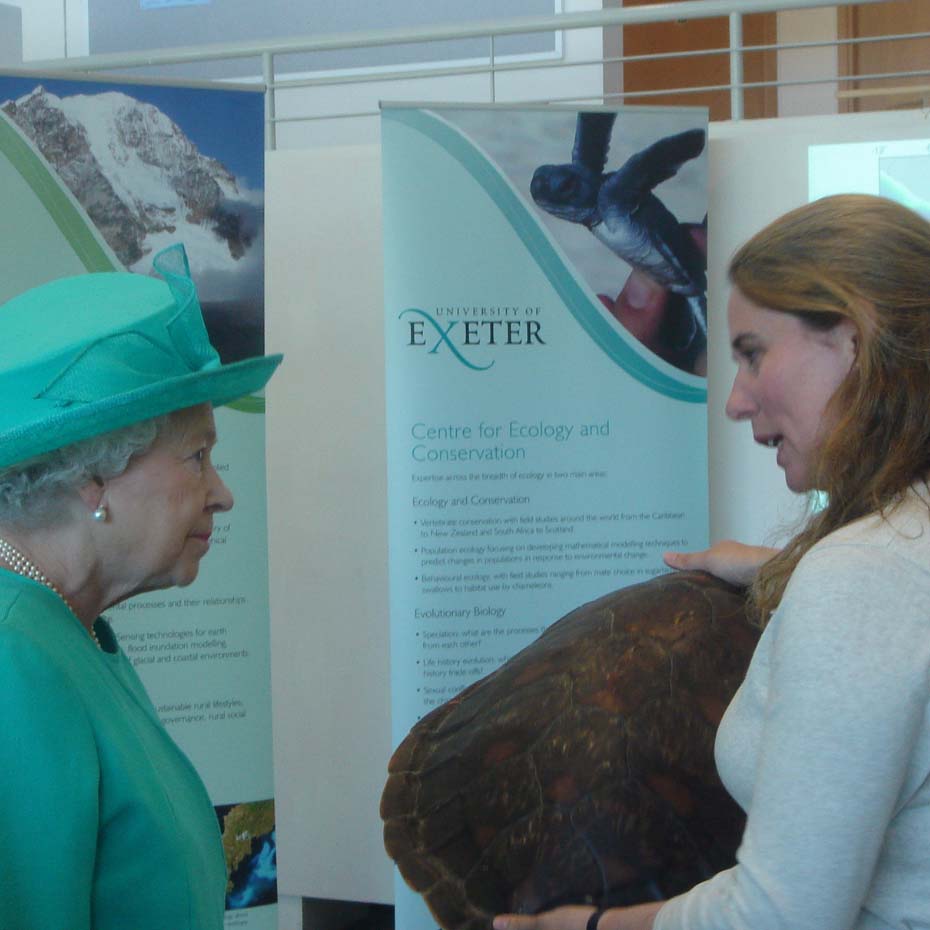 Annette meeting the Queen 2006
