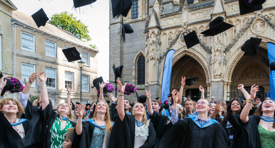 930 x 500 Cornwall Graduation 2022 Outside Truro Cathedral 