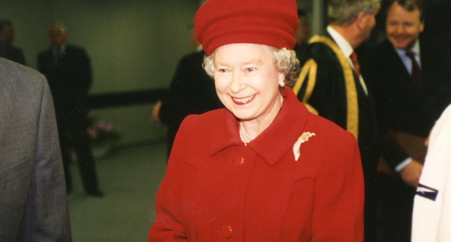 The Queen's Visit to Peter Chalk Centre in 1995 