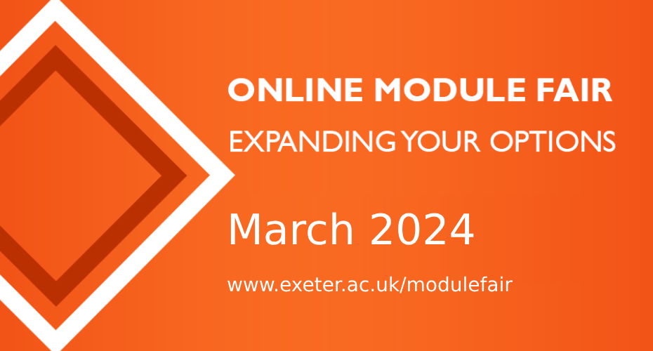 Online module fair showcasing expanded options. March 2024.