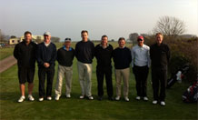 Alumni and students golf match