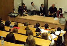 Alumni volunteers at Exeter.