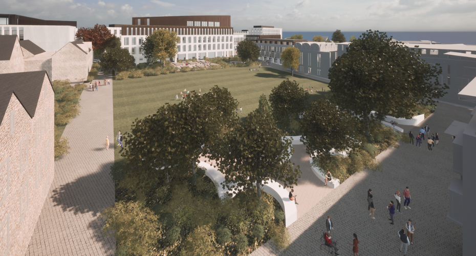 Impression of proposed centre of campus 2