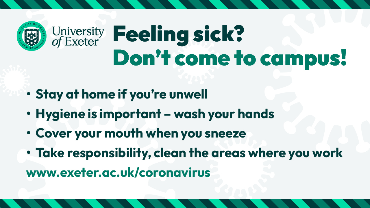Feeling sick? Don't come to campus