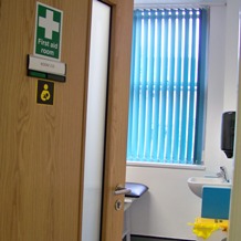First Aid Room Door