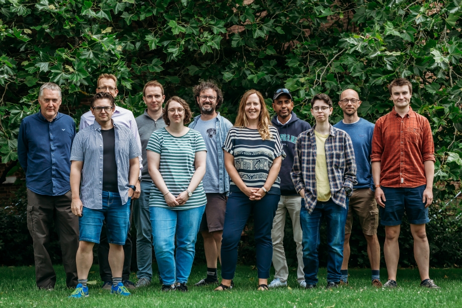 Photo of the RSE team taken in July 2023