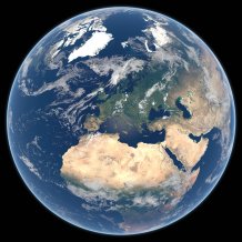 Planet Earth taken by the European Southern Observatory (ESO/M. Kornmesser)