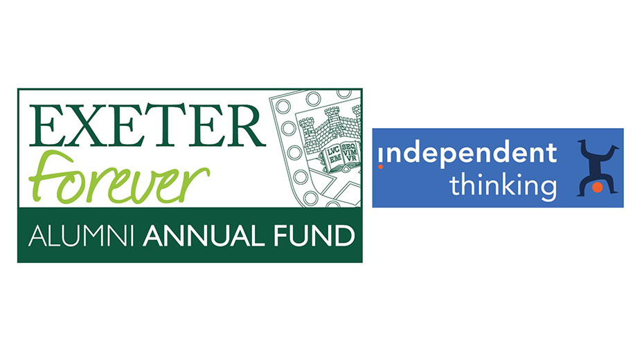 Alumni fund and Independent Thinking logo