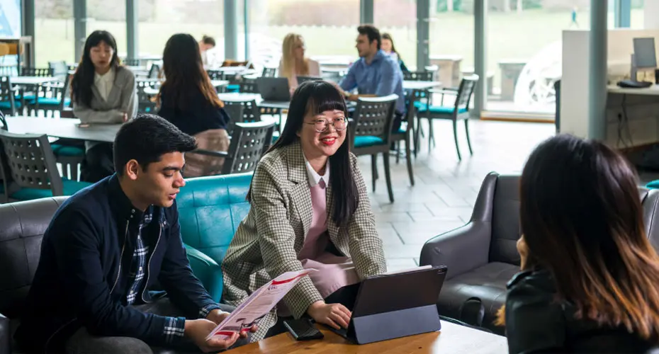 Students in Business School