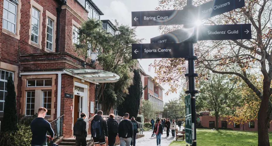 Students on St Luke's campus