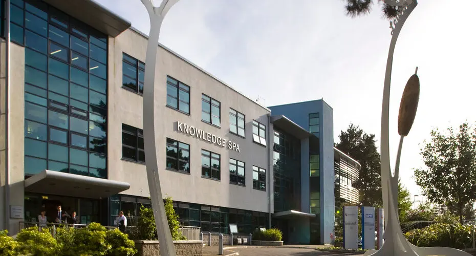 exterior of knowledge spa building