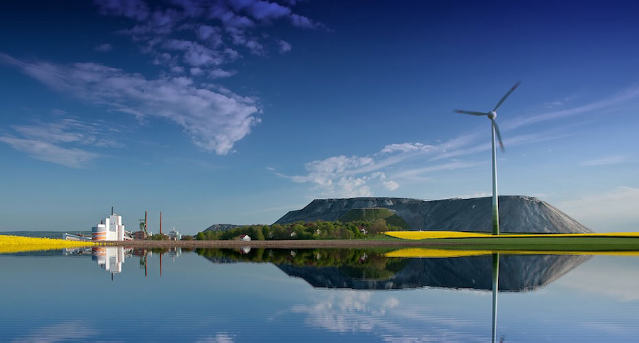 Potassium salt wind turbine