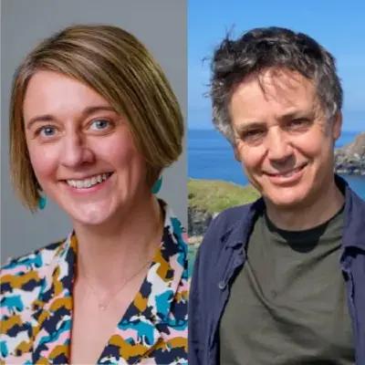 Professor Catriona Pennell and Professor John Clarke 