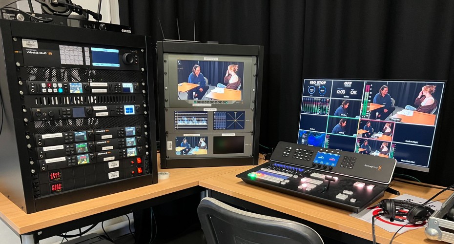 Technical equipment in the Drama Studio