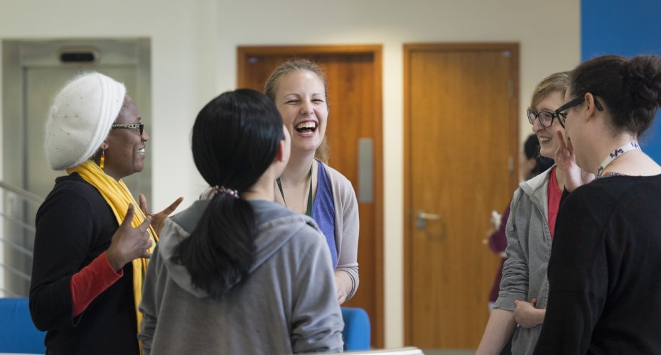 Group of students in a workshop