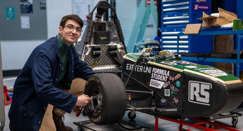Engineering facilities on Streatham Campus at the University of Exeter.