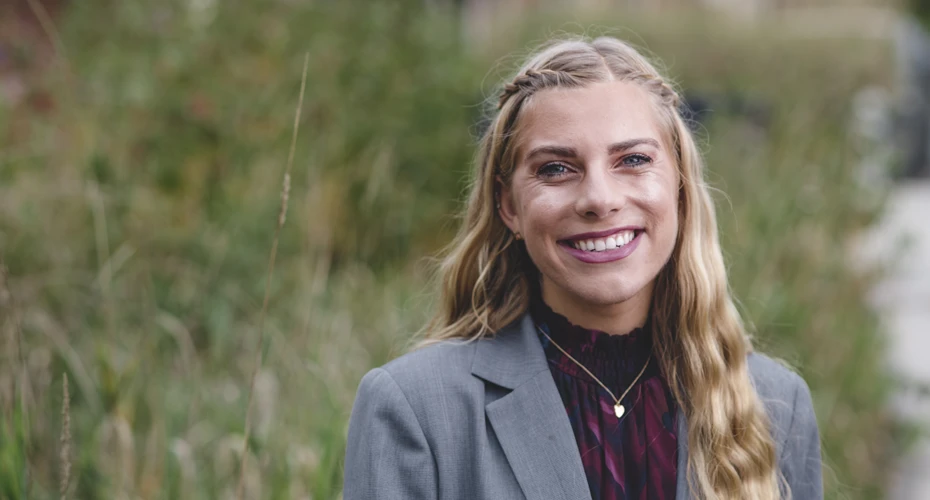 Larissa, an MBA graduate from the University of Exeter.