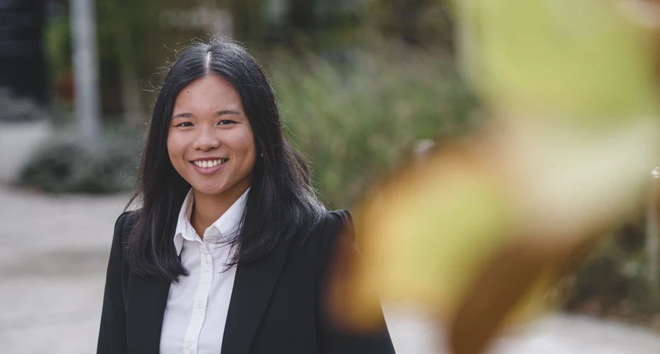 Chrisha, an MBA graduate from the University of Exeter.