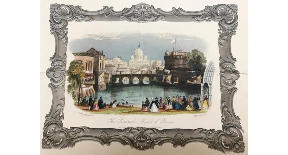 Poster advertising panorama of Rome to be shown at the ‘Romafesta' at the Surrey Zoological Gardens in 1841 (Courtesy of The Bill Douglas Cinema Museum).