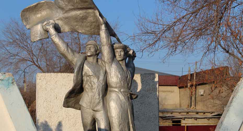 Statue in Kazakhstan