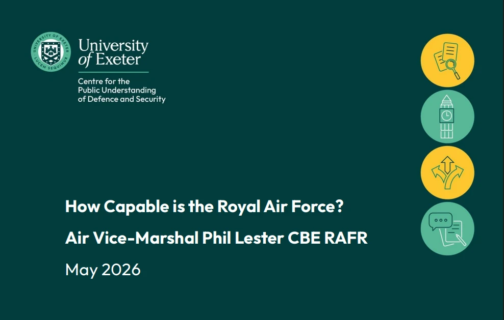 Front cover illustration of How capable is the Royal Air Force by Phil Lester.jp