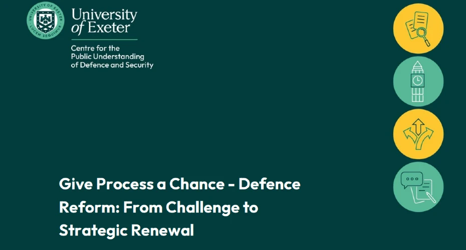 Front cover illustration of Give Process - Defence Reform: From Challenge to Strategic Renewal a Chance by Phil Lester