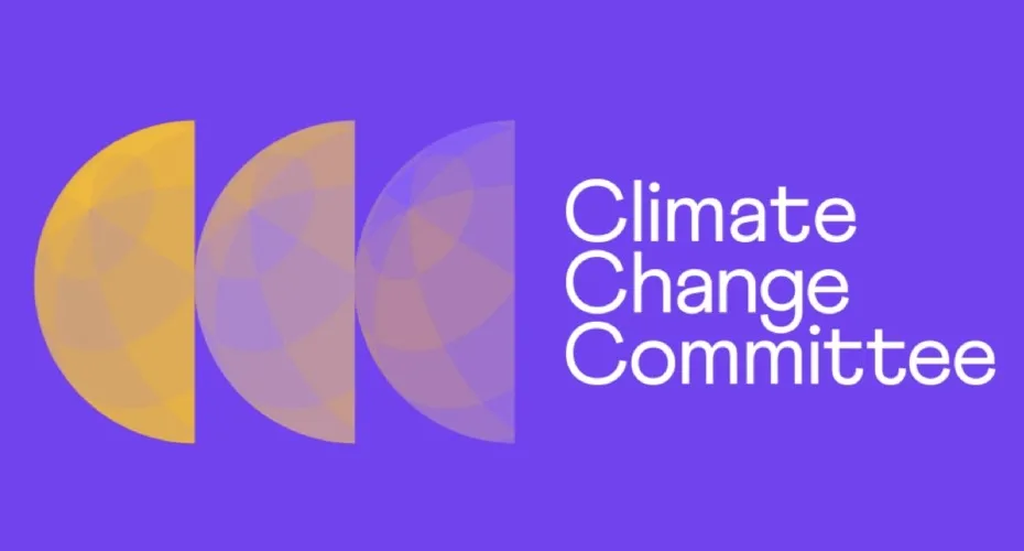 Logo for the climate change committee.