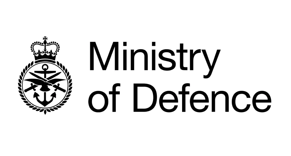Logo for the ministry of defence.