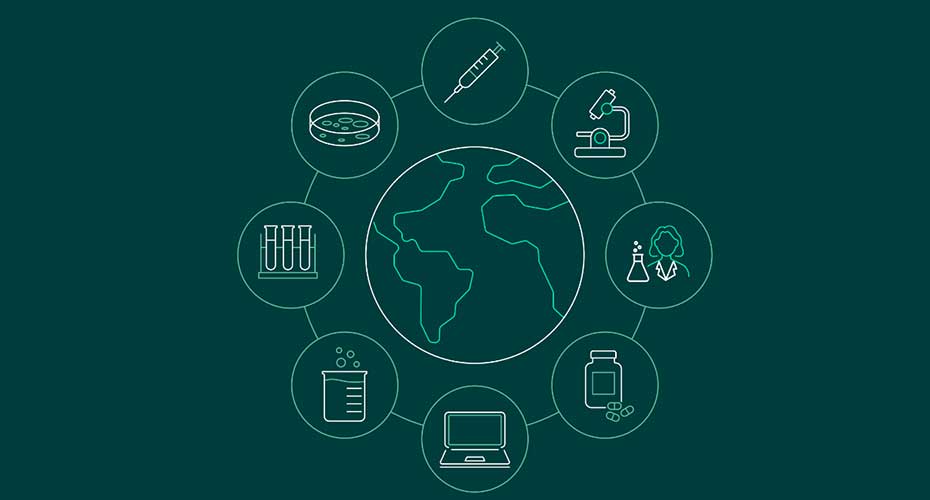 Graphic depicting the burden of fungal disease around the world