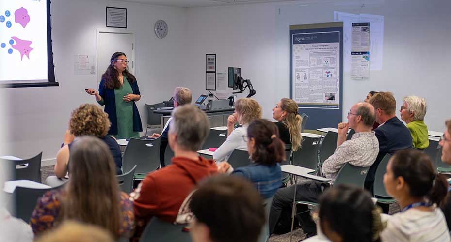 Academics sitting in a seminar