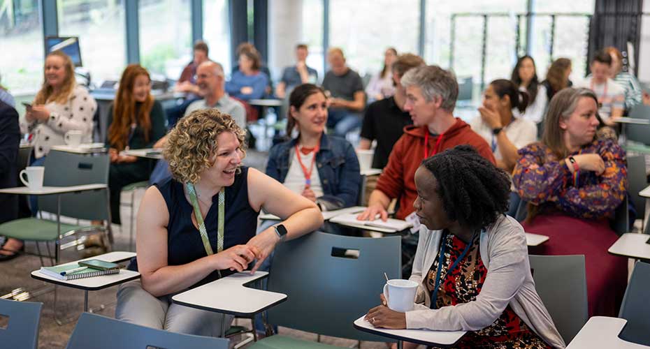 group of diverse medical mycology members in a seminar