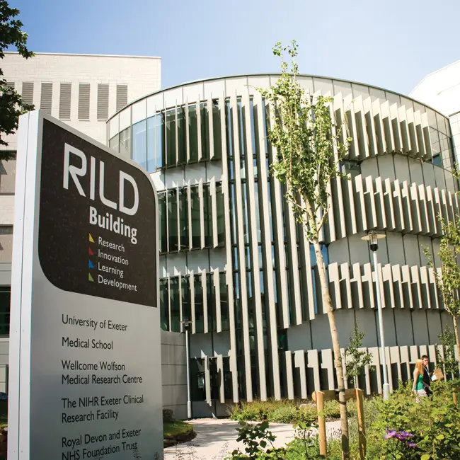 The RILD building from the front in Exeter.