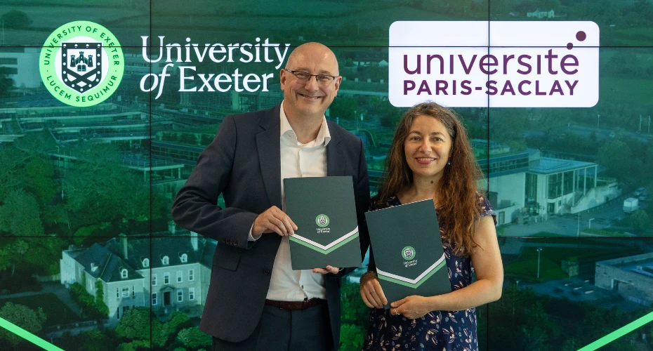 University of Exeter and Université Paris-Saclay partnership