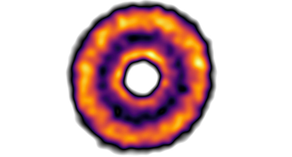ALMA image of exoKuiper belt with gap