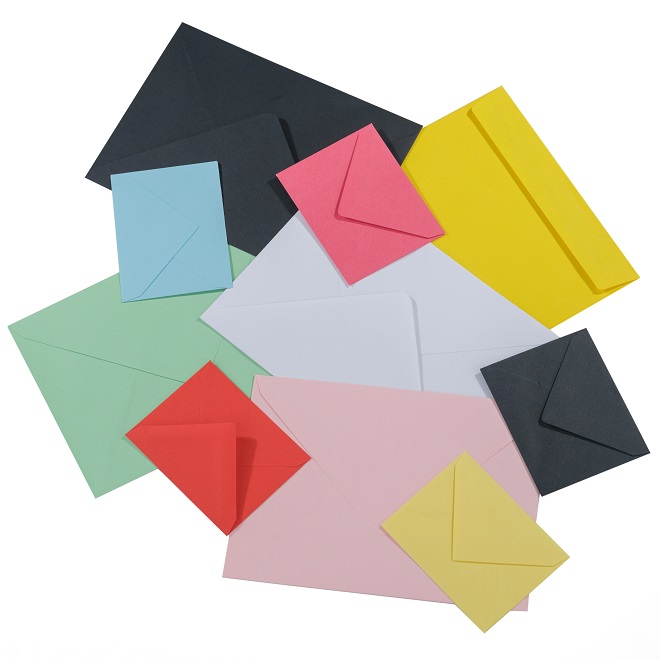 Colourful letters on a white background